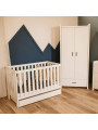 Culla / Lettino 60x120 Amelia II in legno bianco - Little Sky