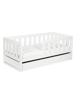 Lettino 80x160 Amelia in legno bianco - Little Sky