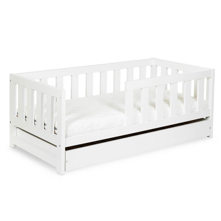 Youth Bed 80x160 Amelia in white wood - Little Sky