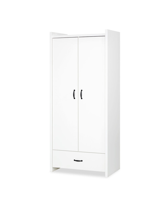 Children's 2-Door Wardrobe Amelia white - Little Sky