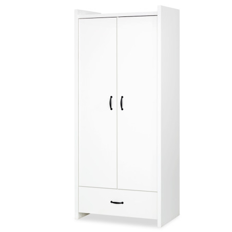 Children's 2-Door Wardrobe Amelia white - Little Sky