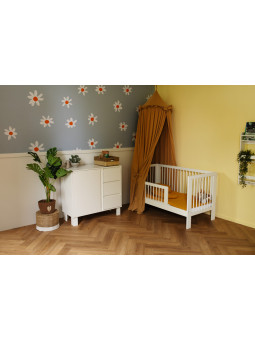 Cot Bed 70x140 Olivia white - Little Sky