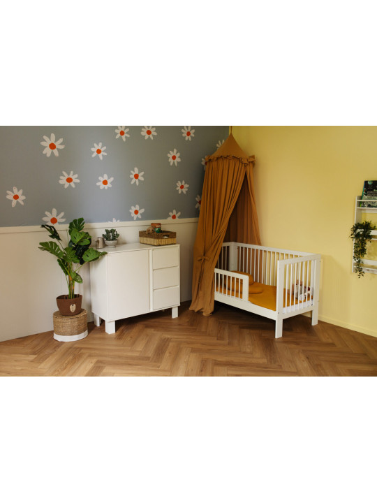 Cot Bed 70x140 Olivia white - Little Sky