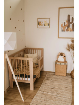 Cot Bed 60x120 Olivia oak - Little Sky