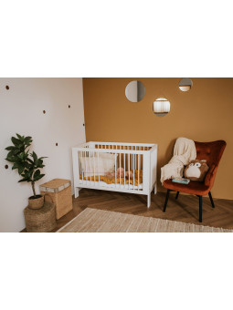 Culla / Lettino 60x120 Olivia in legno bianco - Little Sky