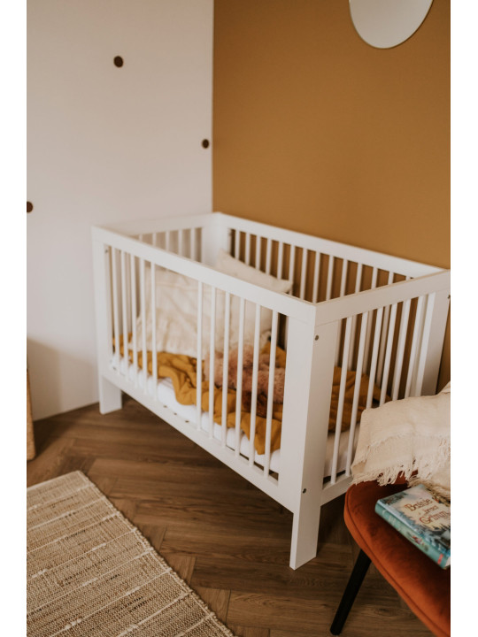 Culla / Lettino 60x120 Olivia in legno bianco - Little Sky