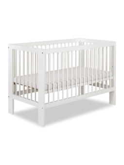 Cot Bed 60x120 Olivia white pine wood - Little Sky
