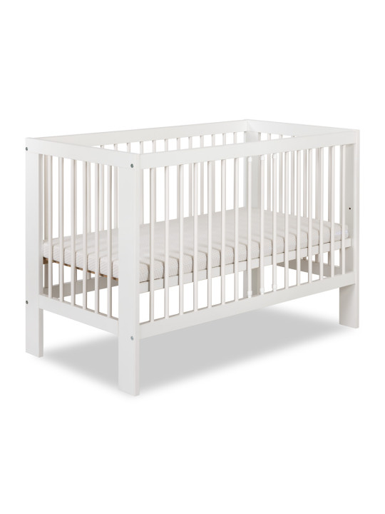 Cot Bed 60x120 Olivia white pine wood - Little Sky