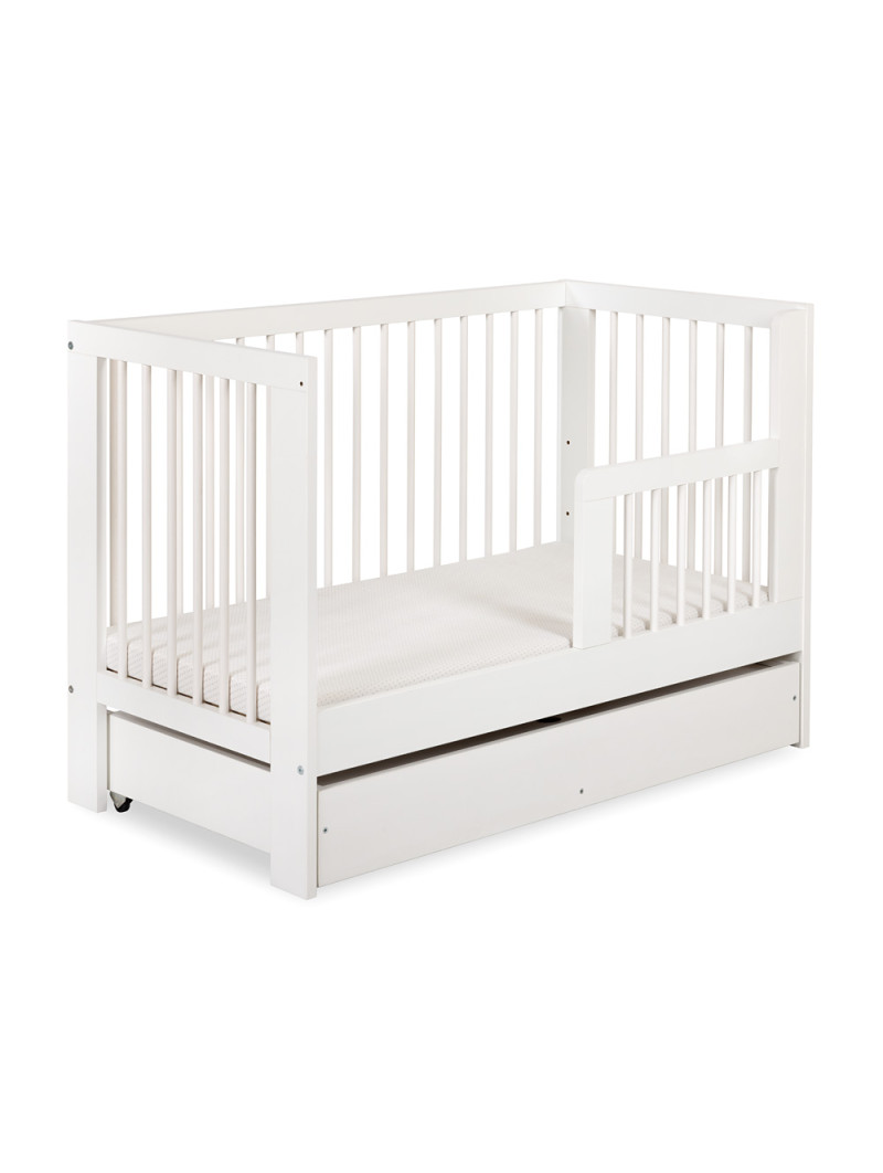 Cot Bed 60x120 Olivia white pine wood - Little Sky