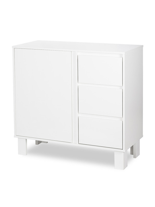 OLIVIA white Chest of Drawers 100 cm - Little Sky