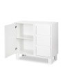 OLIVIA white Chest of Drawers 100 cm - Little Sky