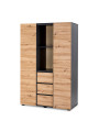 Dalia Modern Loft-Style Wardrobe for Teenagers - Little Sky