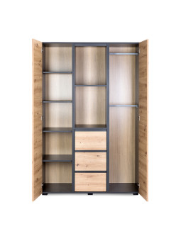 Dalia Modern Loft-Style Wardrobe for Teenagers - Little Sky