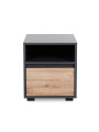 Comodino DALIA in Rovere e Antracite - Little Sky
