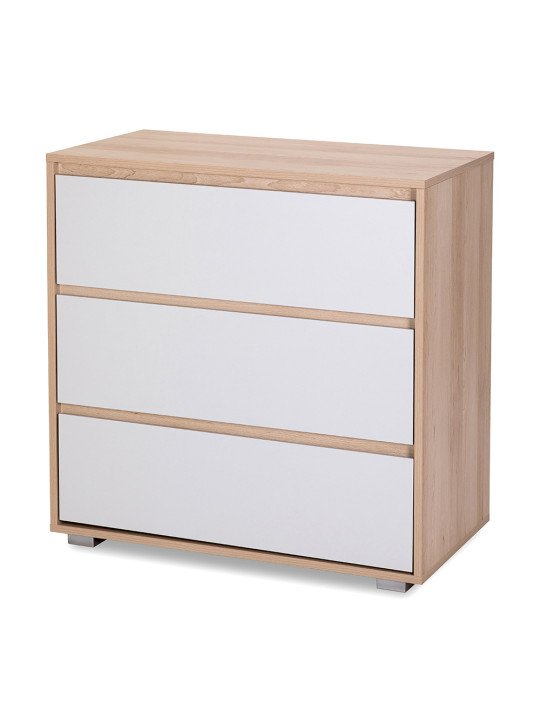 Cassettiera DALIA in rovere e cenere in stile loft - Little Sky