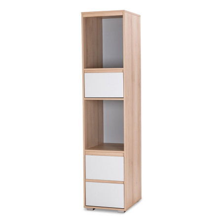 Libreria DALIA in legno rovere e grigio cenere - Little Sky