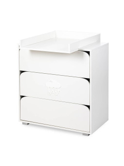 NEL Cloud Chest of Drawers with Changing Table - Little Sky