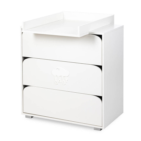 NEL Cloud Chest of Drawers with Changing Table - Little Sky