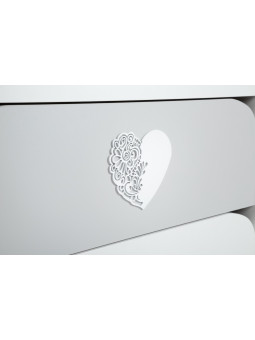 Cassettiera NEL Heart con Fasciatoio - Little Sky