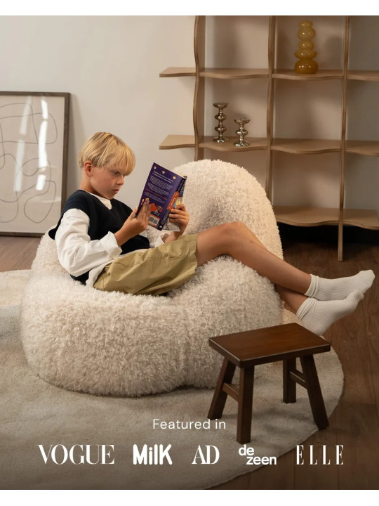 Poltroncina lounge Momo crema - Wigiwama