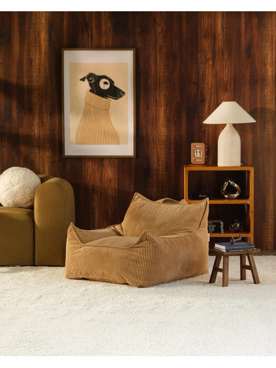 Comfortable Teen Lounge Toffee Club Chair - Wigiwama