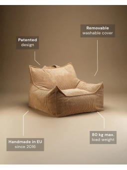 Comfortable Teen Lounge Toffee Club Chair - Wigiwama