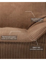 Comfortable Teen Lounge Toffee Club Chair - Wigiwama