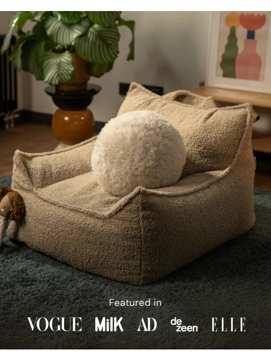Comfortable Teen Lounge Biscuit Club Chair - Wigiwama