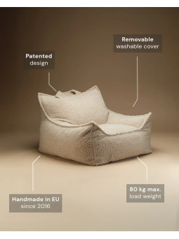 Comfortable Teen Lounge Biscuit Club Chair - Wigiwama