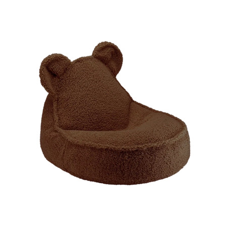 Children's Warm Hazel Brown Teddy Bear Beanbag - Wigiwama