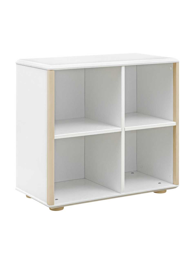 Funflex Children's White Low Wide Bookcase – Inmondo