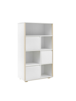 Libreria bianca con antine Funflex per bambini – Inmondo