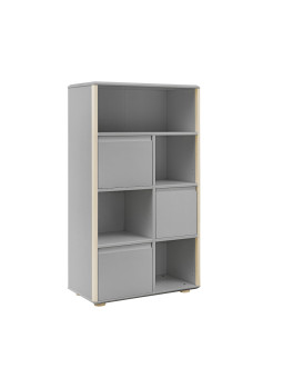 Libreria grigia con antine Funflex per bambini – Inmondo