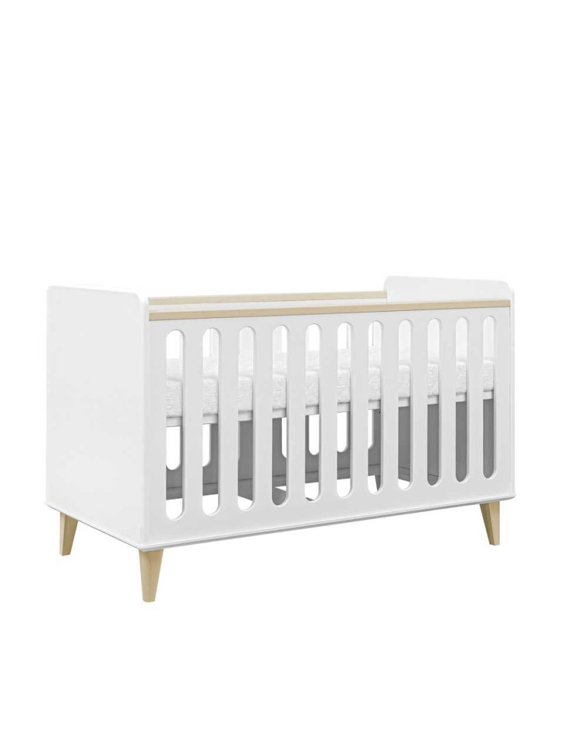 Loopi white 120×60 cm infant cot – Inmondo