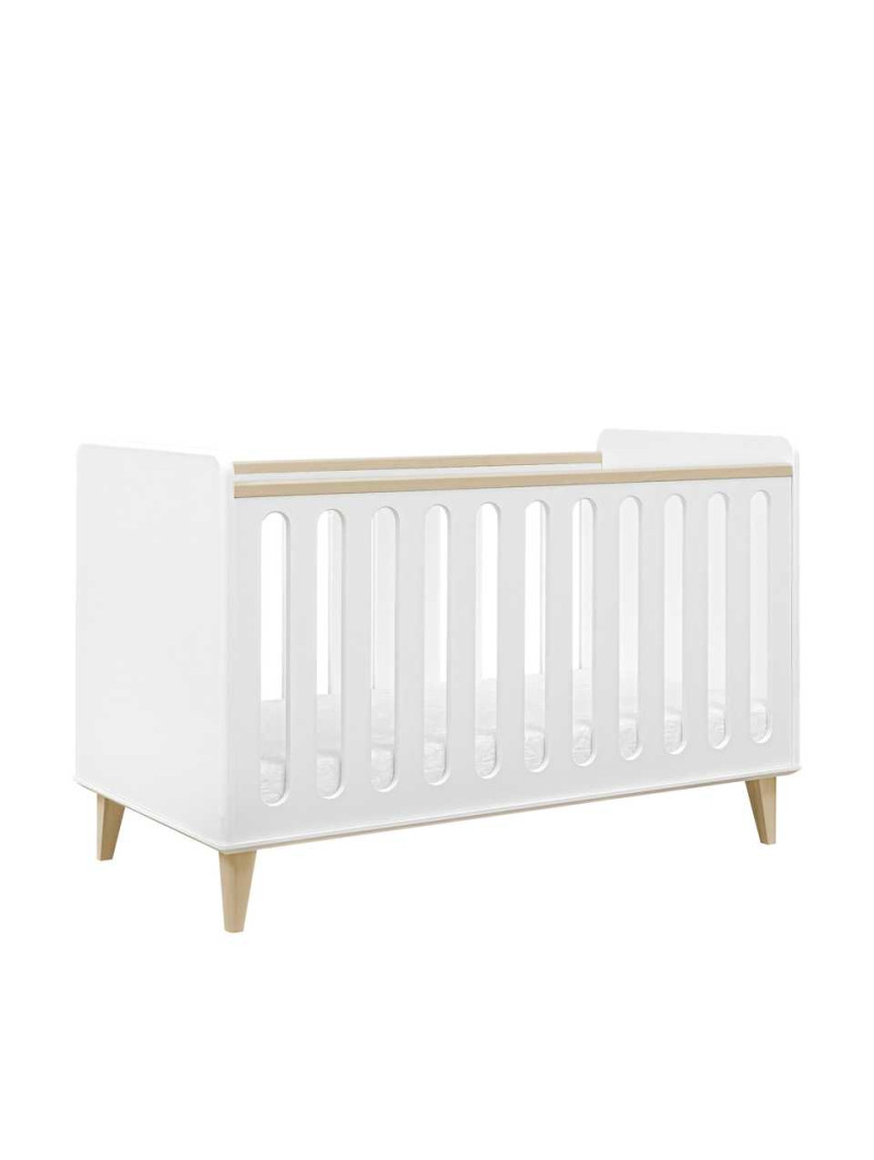 Loopi white 70x140 cm infant cot – Inmondo