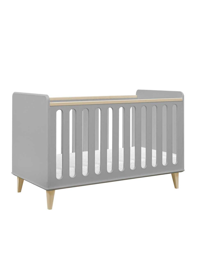Loopi grey 70x140 cm infant cot – Inmondo