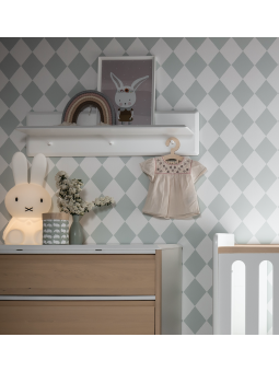 Loopi children's shelf with coat hangers – Inmondo