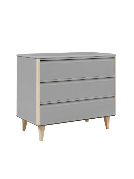 Loopi children's grey chest of drawers – Inmondo