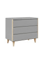 Loopi children's grey chest of drawers – Inmondo