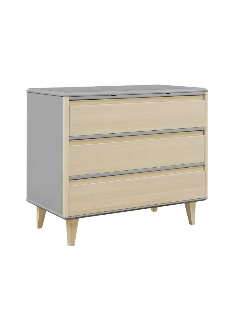 Loopi children's grey chest of drawers – Inmondo
