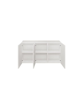 Comò cassettiera sospesa moderna in legno bianco Dallas - Kocot Kids