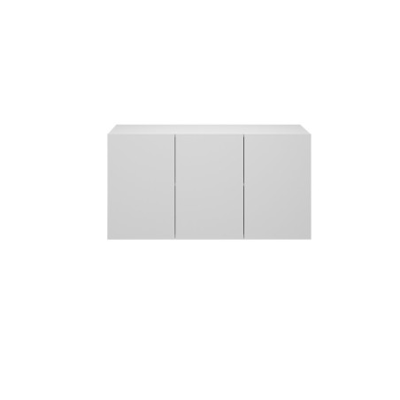 Comò cassettiera sospesa moderna in legno bianco Dallas - Kocot Kids
