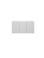 Comò cassettiera sospesa moderna in legno bianco Dallas - Kocot Kids