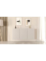 Comò cassettiera sospesa moderna in legno bianco Dallas - Kocot Kids