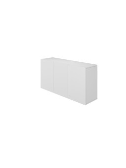 Comò cassettiera sospesa moderna in legno bianco Dallas - Kocot Kids
