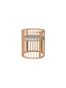 OLIN Oval Beech Wood Crib | 0–5 Years - Kotto