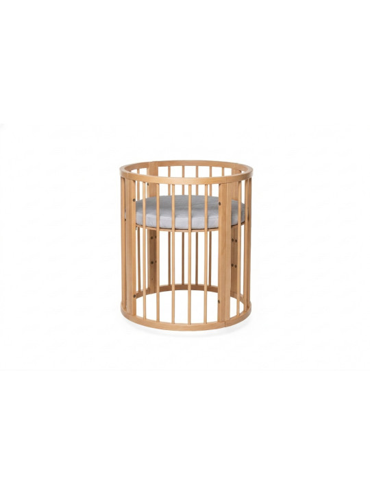OLIN Oval Beech Wood Crib | 0–5 Years - Kotto