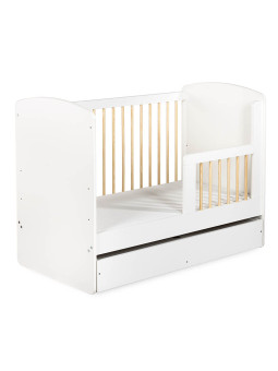 Cot Bed 60x120 Karolina II white/pine wood - Little Sky