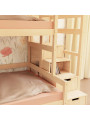 Children's LUCKY Bunk Bed with Storage Stairs - Benlemi