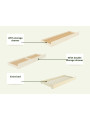 Children's LUCKY Bunk Bed with Storage Stairs - Benlemi
